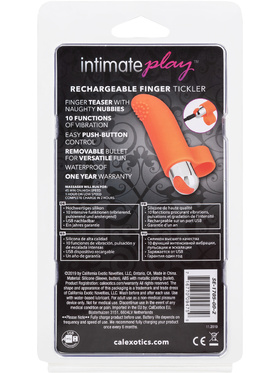 California Exotic: Intimate Play, Rechargeable Finger Tickler