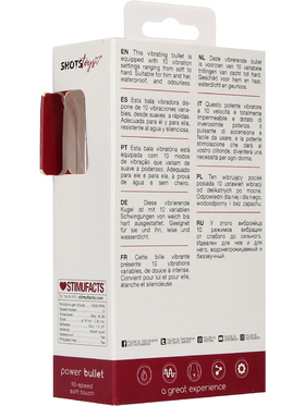 Shots Toys: Power Bullet, red 