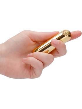 Shots Toys: Rechargeable Bullet, 10 Speed, gold
