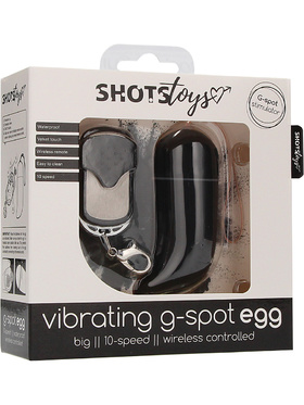 Shots Toys: G-Spot Egg, large, black