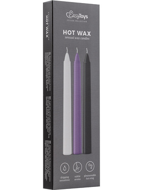 EasyToys: Hot Wax, Sensual Wax Candles, 3-pack 