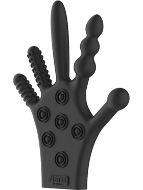 Fistit: Silicone Stimulation Glove, black