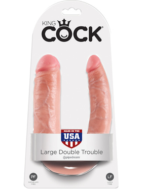 Pipedream: King Cock, Large Double Trouble, light