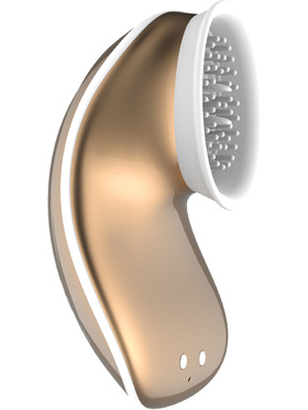 Innovation: Twitch, Hands-Free Suction & Vibration Toy, gold