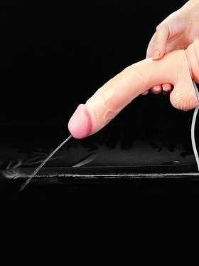 LoveToy: Soft Ejaculation Cock with Balls, 23 cm 