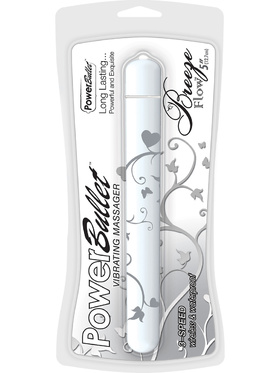 PowerBullet: Breeze Flow, Vibrating Massager, white