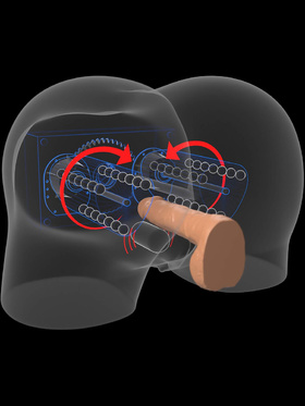 Pipedream PDX Elite: Milk Me Silly, Mega Masturbator, light