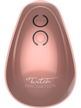 Innovation: Twitch, Hands-Free Suction & Vibration Toy, rosegold