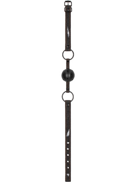 Ouch!: Breathable Ball Gag with Denim Straps