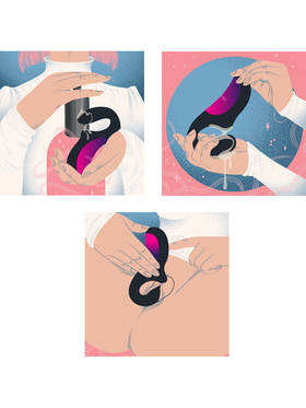 LELO: Enigma, Dual-Action Sonic Massager, black