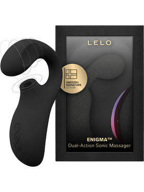 LELO: Enigma, Dual-Action Sonic Massager, black