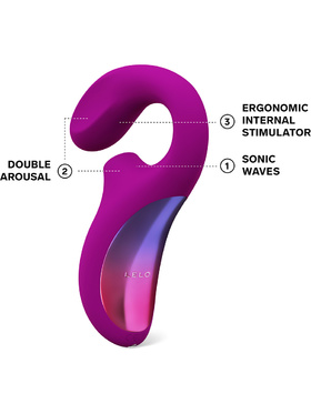 LELO: Enigma, Dual-Action Sonic Massager, purple