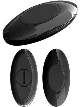 3Some: Wall Banger Beads, Vibrating Anal Beads, black