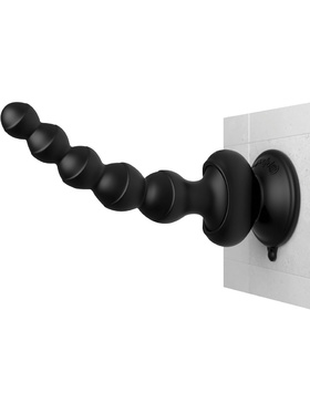 3Some: Wall Banger Beads, Vibrating Anal Beads, black