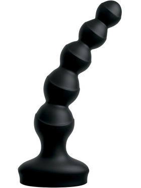 3Some: Wall Banger Beads, Vibrating Anal Beads, black