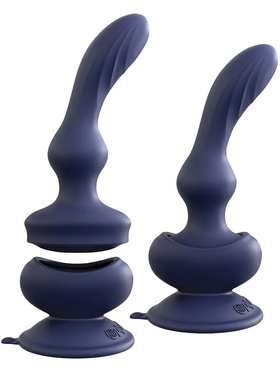 3Some: Wall Banger P-Spot, Vibrating Anal Massager, blue