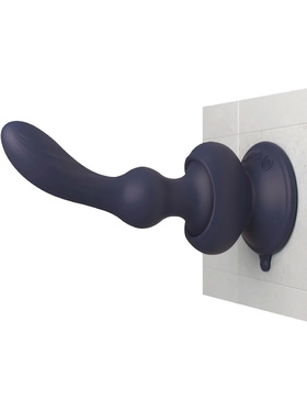 3Some: Wall Banger P-Spot, Vibrating Anal Massager, blue