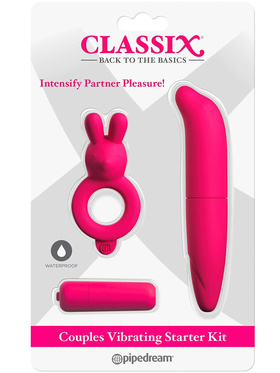 Pipedream: Classix, Couples Vibrating Starter Kit, pink