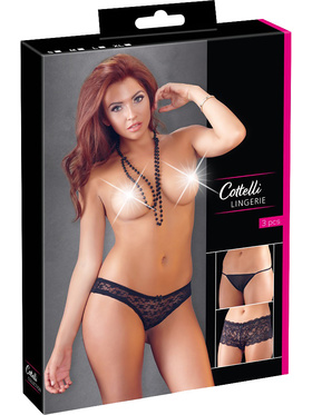 Cottelli Lingerie: Set with Panties, 3-pack