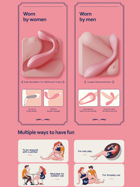 Zalo: Jessica Set, Remote Couples Massager, pink