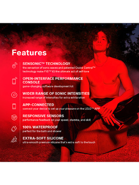 LELO: F1S V2 Pleasure Console, blue 