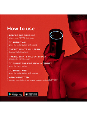 LELO: F1S V2 Pleasure Console, blue 