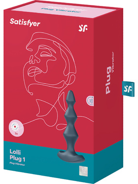 Satisfyer: Lolli Plug 1, Plug Vibrator, bluegrey