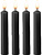 Ouch!: Teasing Wax Candles, 4-pack, black
