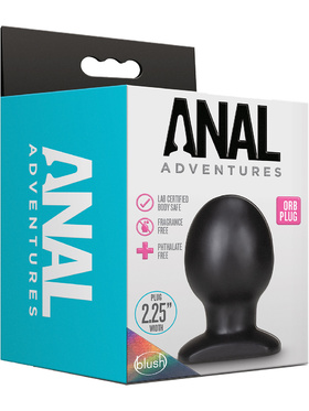 Anal Adventures: Orb Analplug, black