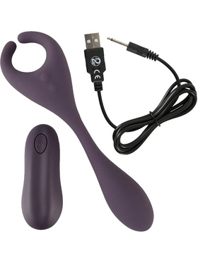 Couples Choice: Couple Vibrator with Remote, purple