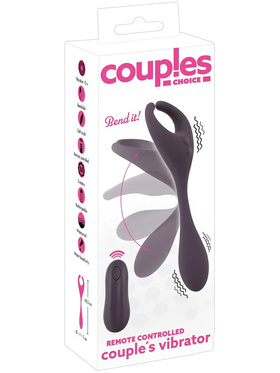 Couples Choice: Couple Vibrator with Remote, purple