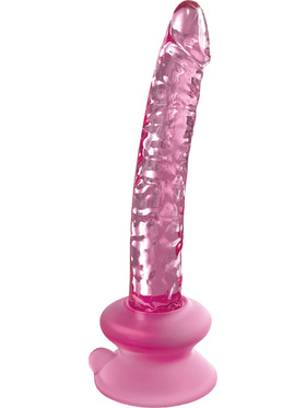 Icicles: No. 86 Glassdildo with Suction Cup, pink