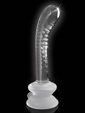 Icicles: No. 88 Glassdildo with Suction Cup, transparent