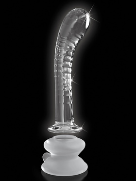 Icicles: No. 88 Glassdildo with Suction Cup, transparent