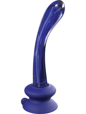 Icicles: No. 89 Glassdildo with Suction Cup, blue