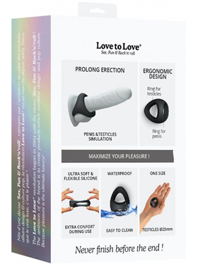 Love to Love: Flux Ring, Cockring, black