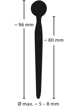 PenisPlug: Jewellery Pin, Penis Plug with Jewel