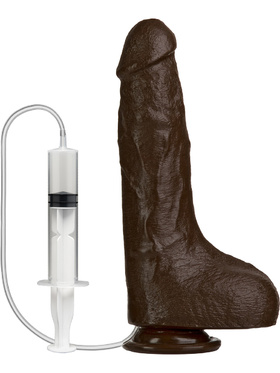 Doc Johnson: Bust It, Squirting Realistic Cock, 21 cm, dark 