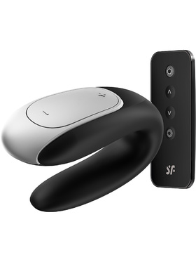 Satisfyer Connect: Double Fun, Partner Vibrator, black