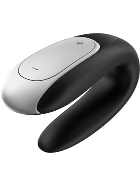 Satisfyer Connect: Double Fun, Partner Vibrator, black