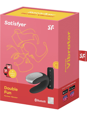 Satisfyer Connect: Double Fun, Partner Vibrator, black