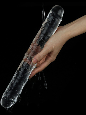LoveToy: Flawless Clear Double Dildo, 30 cm