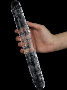LoveToy: Flawless Clear Double Dildo, 30 cm