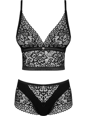 Obsessive: Cecilla Top & Shorties, black