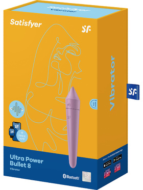 Satisfyer Connect: Ultra Power Bullet 8, Vibrator, purple 