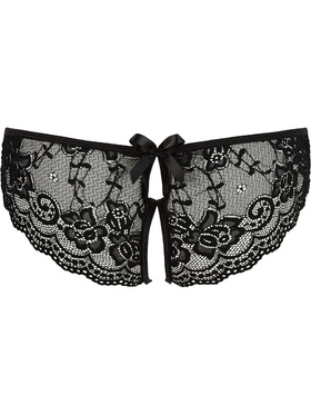 Cottelli Lingerie: Crotchless Lace-Panties, black