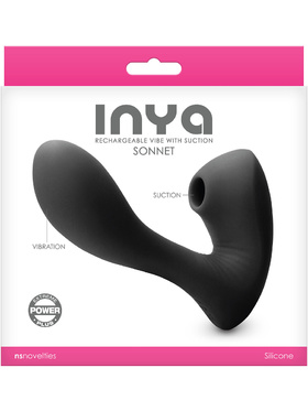 NSNovelties: Inya Sonnet, Air Pressure-vibrator, black