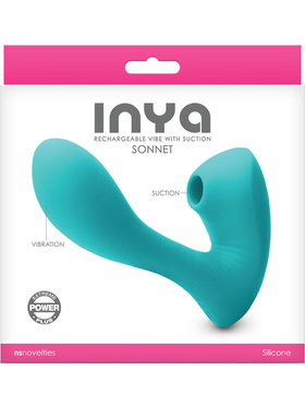 NSNovelties: Inya Sonnet, Air Pressure Vibrator, turquoise