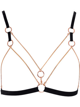 Cottelli Lingerie: Bra-set with straps and chains