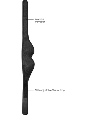 Ouch!: Velvet Eye-Mask with Velcro Straps 